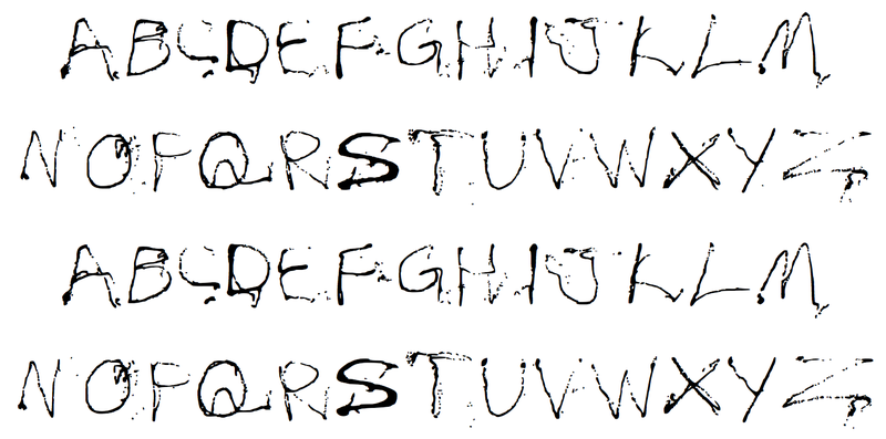 Illustration for article titled This Is The Public Pee Stain Typeface You've Been Waiting For